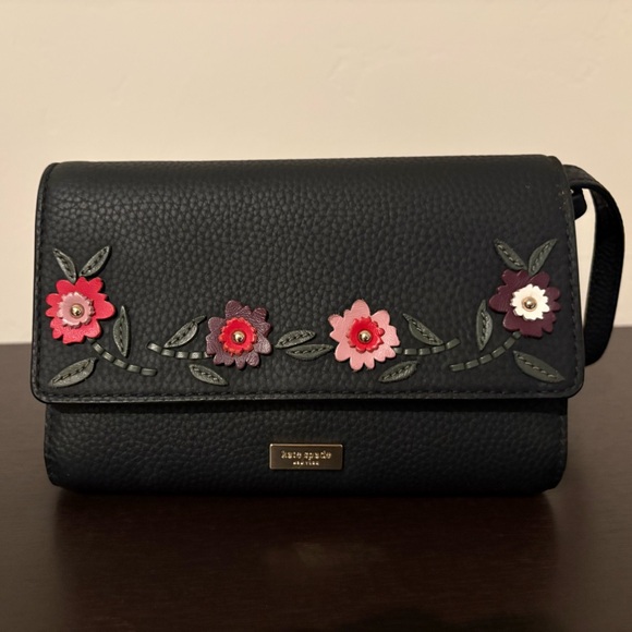 kate spade Handbags - Kate Spade Laurel Way Embellished Connie Leather Crossbody